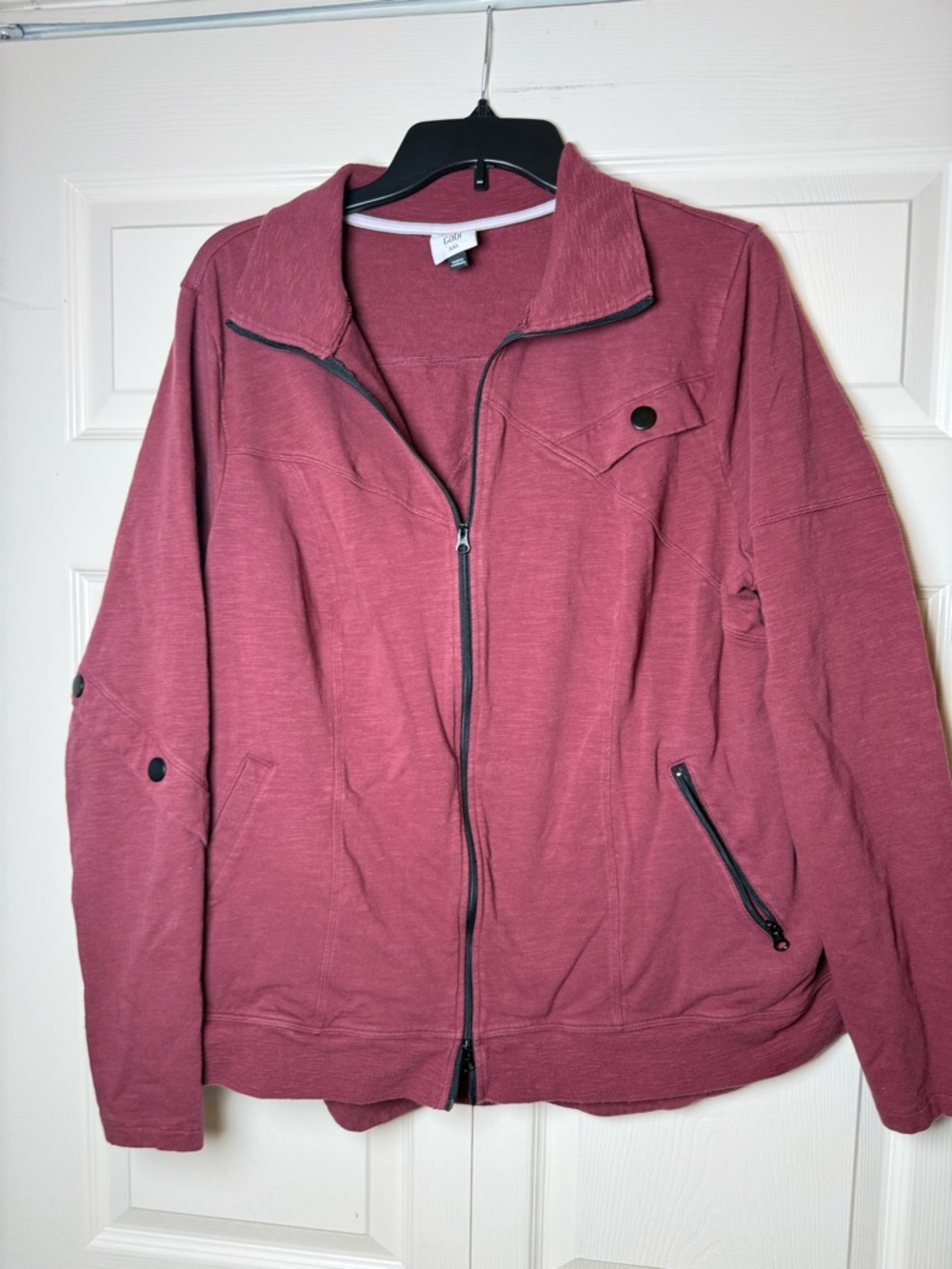 Cabi Burgundy Training Jacket‎